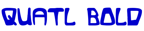Quatl Bold шрифт